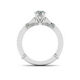 thumbnail image 3 of 0.80 Ct IGI / GIA Certified Lab Grown Diamond Women 14k White Gold Ring Sizable, 3 of 5