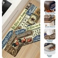 thumbnail image 6 of Farmhouse Kitchen Rugs [2 PCS] Anti-Fatigue Kitchen Mats for Floor Farm Rooster Splice Plaid Kitchen Rugs Non-Slip Washable Waterproof Cushioned Mat for Home/Office/Sink, 18''''x30''''+18''''x48'''', 6 of 6