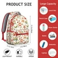 thumbnail image 3 of Bright Colorful Floral Print Backpack - Lightweight Waterproof Daypack, 3 of 3