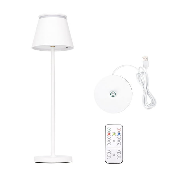 Modern Minimalist LED Floor Lamp with 3 Color Modes, 4000mAh Rechargeable Battery & Charging Base, Touch + Remote Control, Timer Function, Acrylic Light Ring, Dimmable Lighting for Bedroom, Study,