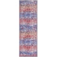 thumbnail image 2 of Unique Loom Roma Renaissance Rug Autumn/Black 2' x 6' 1" Runner Machine Washable Textured Border Transitional Flatweave Perfect For Bathroom Hallway Mud Room Laundry Room, 2 of 3