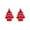 Red, variant on Herunwer Christmas Earrings Stocking Stuffers Christmas Jewelry Christmas Gifts Trending Holiday Earrings Bow Christmas Tree Snowflake Earrings Christmas Earrings for Women Dangling