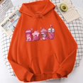 thumbnail image 1 of Sudadera con capucha para mujer con mensaje de concienciación sobre el cáncer de mama, sudadera con capucha para mujer, ropa urbana Harajuku de manga larga, 1 of 5