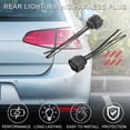 thumbnail image 2 of Unique Bargains Rear Light Wiring Harness Plug for Audi TT Mk 2 2006-2012 No.1J0973733 | Black 2 Set, 2 of 6