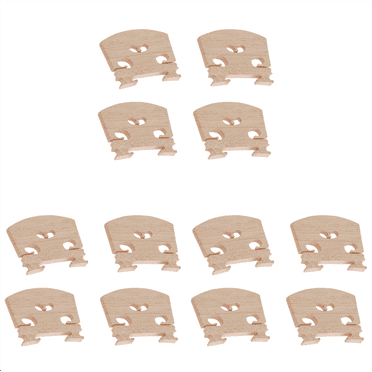 Violin Parts Violin-Bridge-4/4 Maple Bridge Violin Parts, 12 Piece