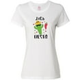 thumbnail image 3 of Inktastic Cinco De Mayo Let's Fiesta Cute Cactus with Sombrero Women's T-Shirt, 3 of 5