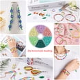 thumbnail image 4 of 3800pcs Glass Seed Beads, 3mm Bracelet Beads Set, Assorted Glass Beads with Plastic Storage Box, 4 of 5