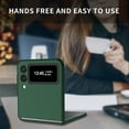 thumbnail image 5 of Decase Phone Cover for Samsung Galaxy Z Flip3,Ultra Slim Fit Lightweight Hard PC Matte Case Shockproof Drop-proof Scratch-resistant Phone Case for Samsung Galaxy Z Flip3 5G,Darkgreen, 5 of 7