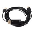 thumbnail image 4 of Cable adaptador de video, interfaz multimedia HD a interfaz multimedia HD a cable adaptador DP Interfaz multimedia HD a cable convertidor DP Estética elegante, 4 of 9