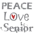 thumbnail image 3 of CafePress - Peace Love Senior Class Mugs - 15 oz Ceramic Large White Novelty Mug, 3 of 4