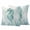 Teal, Aqua, Seafoam, variant on Outdoor Pillow Covers Waterproof, Coastal Seahorse Decorative Rectangle Throw Pillowcases Patio Cushion Covers for Tent/Garden, 20" x 12" 2 Pack, Nautical Blue Seaweed Ocean Animals