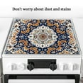 thumbnail image 3 of Stove Covers for Flat Top Stoves, Bohemia Mandala Flowers Element Vintage Print Non-slip Induction Cooktop Ceramic Mat, Multifunctional Gas Stove Pad for Kitchen RV (28×20 Inch), 3 of 3