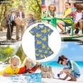 thumbnail image 6 of joogoo Boy Shorts Set Ducks on Wavy 2 Piece Short Sleeve Button Down Hawaiian Shirt Shorts 9-10Y, 6 of 8