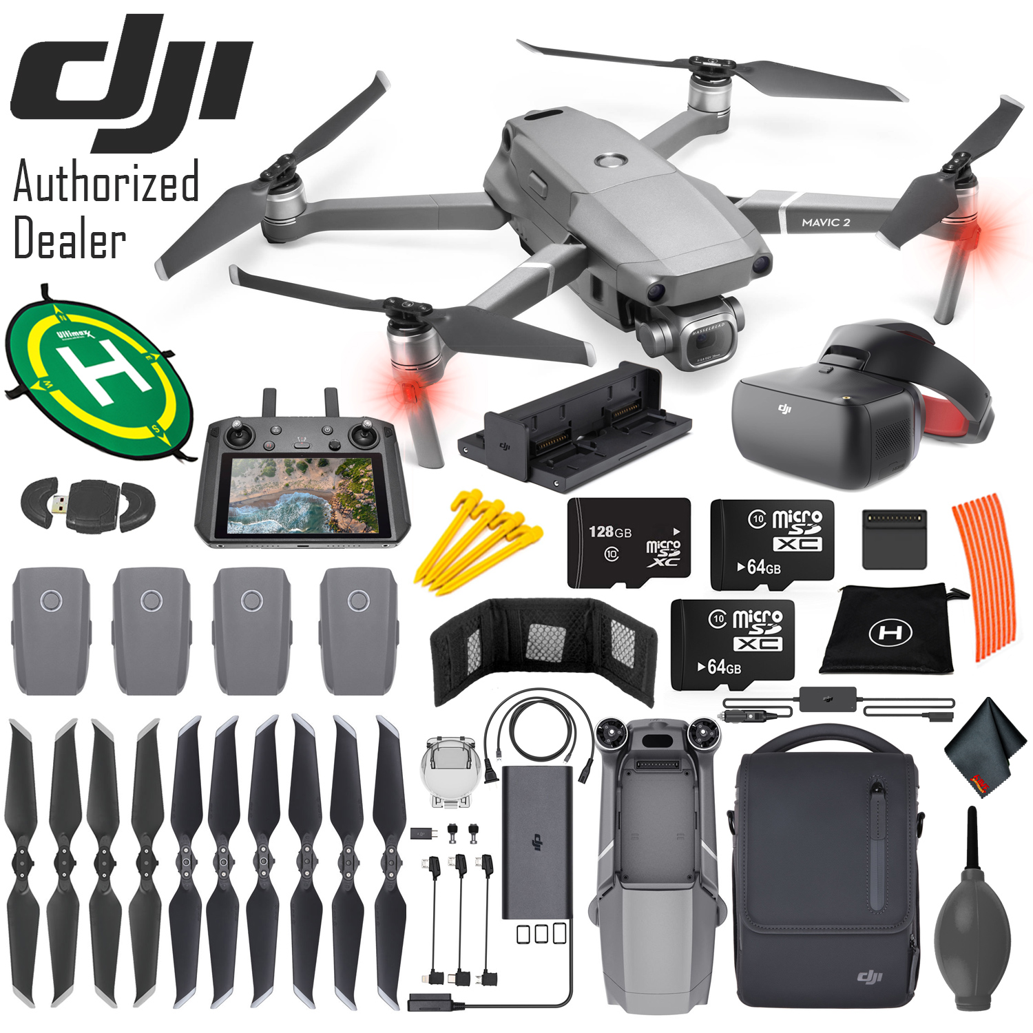 DJI Mavic 2 Pro w/ Smart Controller - 4 Batteries Total ...