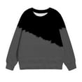 thumbnail image 4 of Elainilye Fashion Toddler Clothes Girls Crewneck Oversized Sweatshirt Kids Long Sleeve Pullover Tops Sizes 1-12Y,Gray, 4 of 5
