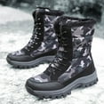 thumbnail image 6 of Xiaoxatg Women's Boots Autumn and Winter Thick Soled Warm Outdoor High Top Footwear 6.5 Black, 6 of 6