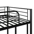 thumbnail image 3 of MERAX  Twin over Twin Metal Bunk Bed with Trundle Black, 3 of 5