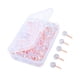 thumbnail image 1 of 100 alfileres de posicionamiento, agujas de coser, accesorios, alfileres rectos para bricolaje, acolchado Oro rosa redondo, 1 of 9