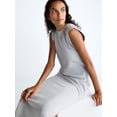 thumbnail image 3 of Scoop Women's and Women's Plus Scubaknit Sleeveless Maxi Dress, Sizes XS-4X, 3 of 4