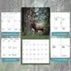 thumbnail image 3 of Calendario de Pared 2026, Calendario 2025-2026, Calendario de Pared Mensual Elafurus davidianus, Abierto de 12" x 24", Calendario de Planificación Familiar, Organizador para el Hogar y la Oficina, Colgante, 3 of 6