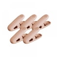 thumbnail image 1 of 5Pcs Plastic Clothespins Smooth Edge Laundry Hanging Clips Household Pins for Socks Underwear Windproof Drying Rack Holder, 1 of 6