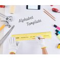 thumbnail image 2 of Traceease Upper Case,Lower Case Numbers Small Lettering Template Drafting Tools Alphabet Stencils Ruler-9mm Alphabet Size, 2 of 6