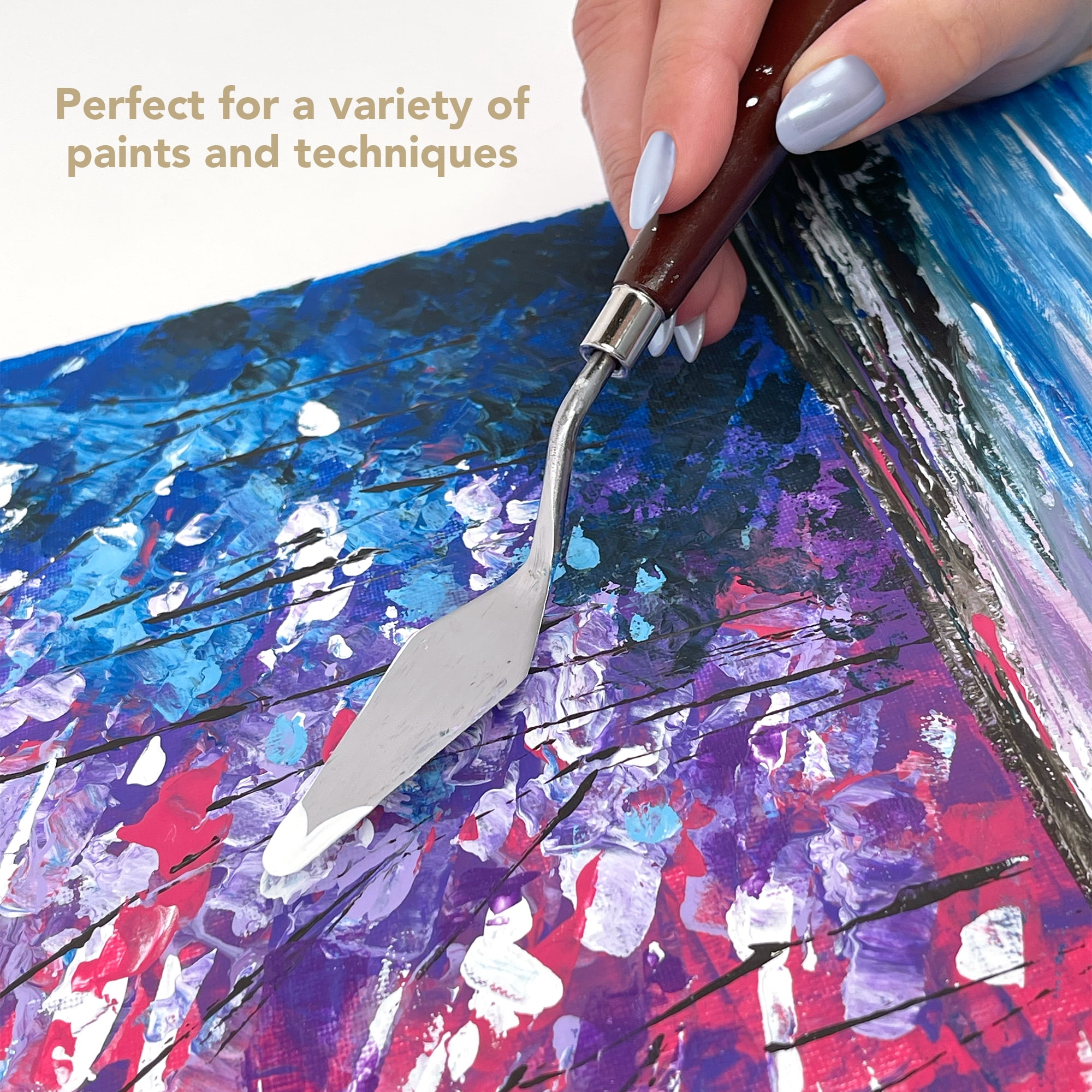 ArtSkills Stretched Canvases for Painting, 16x20 Canvas Painting Supplies for Artists, Blank Canvas Pack, 2-Pack