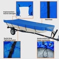 thumbnail image 2 of 210D Water Proof Heavy Duty Trailerable Boat Cover Replacement for Jon Boat-Bule, 2 of 5