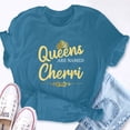 thumbnail image 5 of EcoLoom Queens Are Named Cherri Birthday Short Sleeve Unisex T Shirt, 5 of 6