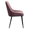 thumbnail image 3 of ACME Caspian Side Chair in Pink and Black (Set of 2), 3 of 6