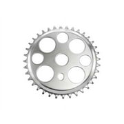 Alta Bicycle Lucky 7 Chainring (1/2 X 1/8) Sprocket, (Steel Bicycle Chrome, 36 Teeth)