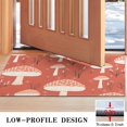 thumbnail image 3 of Colorful Mushroom Plant Red Pattern Door Rugs,Washable Non Slip Door Mats Indoor,Decorative Door Mats,Entry Mat Indoor for Entrance,Bedroom,Kitchen,Bathroom,17"x30", 3 of 6