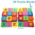 thumbnail image 2 of 36 Pcs Baby Alphabet Number Educational Puzzle Foam Mats Blocks Toy Crawling Mats New, 2 of 7