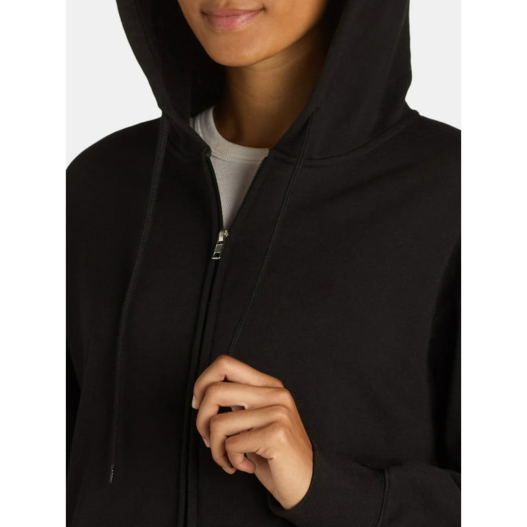 No Boundaries Oversized Zip Hoodie, Women's - Walmart.com No Boundaries Oversized Zip Hoodie, Women's - Walmart.com