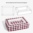 thumbnail image 2 of Soothing Dog Bed Against Anxiety, Removable, Washable Cover, Soothing Dog Bed, Durable, Fluffy Dog Bed Made of Memory Foam 65X50X16CM brown, 2 of 5