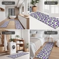 thumbnail image 5 of Green and Purple Of Leopard Print Kitchen Rugs Sets Of 3,Kitchen Runner Rugs Non Skid Washable,Decorative Kitchen Floor Mats for Kitchen,Sink,Laundry,17"x30"+ 17"x47" + 17"x59", 5 of 6