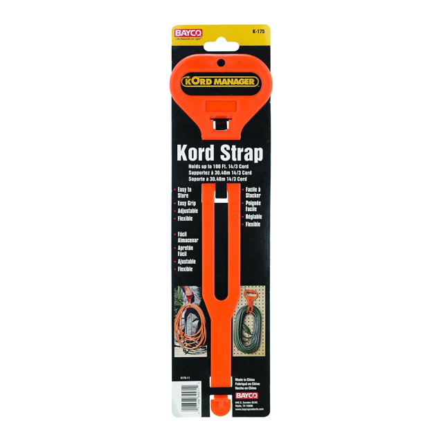 Correa para herramientas BAYCO Kord de plástico naranja, 36 cm, de transporte corto