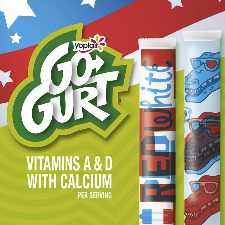 Go-GURT Kids Fat Free Yogurt Variety Pack, Gluten Free, 2 oz