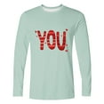 thumbnail image 3 of Generic Men's Trendy Valentines Day T-Shirt Cute Love Heart Graphic Basic Sweater Funny Crew Neck Muscle Pullover Tops, 3 of 4