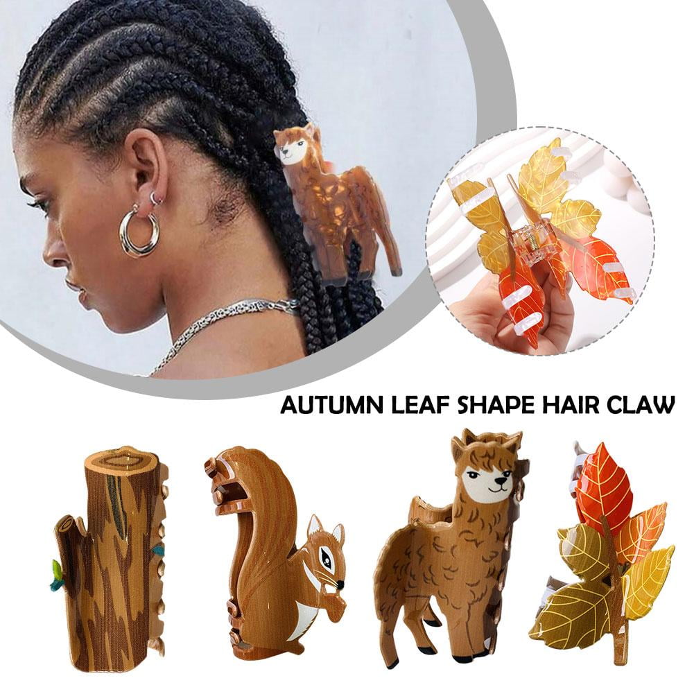 NWT Fall Hair Clips Maple Leaf Hair Claw Clip Autumn Amazon.com : Fall Maple Leaf Hair Claw Clips - Strong Hold  main image 3