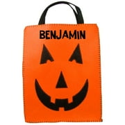 Angle View: Personalized Large Trick-or-Treat Bag Available In Multiple Styles
