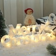 thumbnail image 1 of Christmas LED Light, LED Letters Christmas Lights Warm Light Energy Efficient with Hanging Rope for Office, 1 of 7
