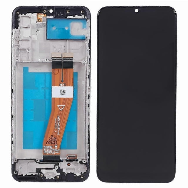For Samsung Galaxy A02s A025 (166.5x75.9x9.2mm) Grade C LCD Screen and Digitizer Assembly + Frame