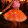 thumbnail image 4 of Cxenplz Women's Tutu Skirt Light Up Tutus Layered Tulle Ballet Skirt Sparkly Sequin Tutu Costume for Party Carnival, 4 of 7