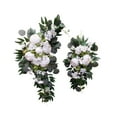 thumbnail image 3 of Arco de Boda Artificial BLESIY Conjunto de Flores Decoraciones flor de peonía de Seda Guirnalda floral Versátil blanco, 3 of 8