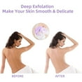 thumbnail image 4 of Exfoliating Back Scrubber 2 Pcs Nylon Exfoliating Washcloth Back Scrubber Topboutique Body Bath Pull Strap Scrubber with Handles for Massages Body Scrub Sponge Shower Loofah for Women Men Purple, 4 of 8