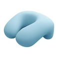 thumbnail image 3 of jifeng Desk Napping Pillow Breathable Memory Foam Support Cushion for Office Travel Light Blue, 3 of 9