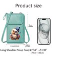 thumbnail image 2 of OIDERY Crossbody Bags for Women Womens Travel Bags Cartoon Eagle Chick Patriotic Stars and Stripes Festive Celebration Atmosphere Ideal Holiday Gift Perfect for Teacher's Day, 2 of 12