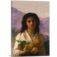thumbnail image 1 of ARTCANVAS Girl Holding Lemons 1889 Canvas Art Print by William-Adolphe Bouguereau - Size: 12" x 8" (0.75" Deep), 1 of 9
