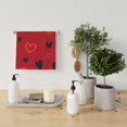 thumbnail image 5 of Heart doodles texture. Hand drawn valentine's day pattern. Hearts background. Bath Towel Absorbent Soft Decoration Hand Tower Multiuses for Bathroom Hotel Gym Spa Beach 30 x 15 inch, 5 of 6
